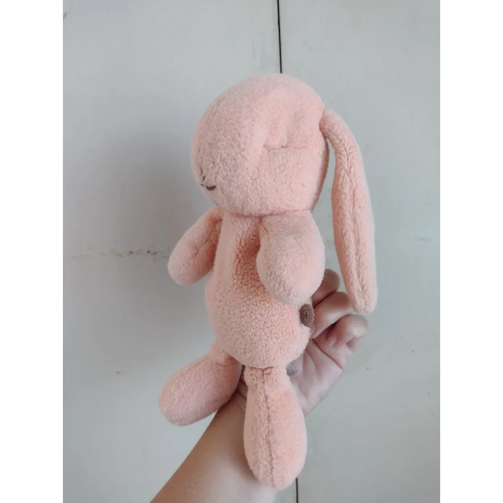 Maileg Soft Bunny Rabbit Plush Peach Stuffed Animal Easter Lovey Luxury 10 Inch